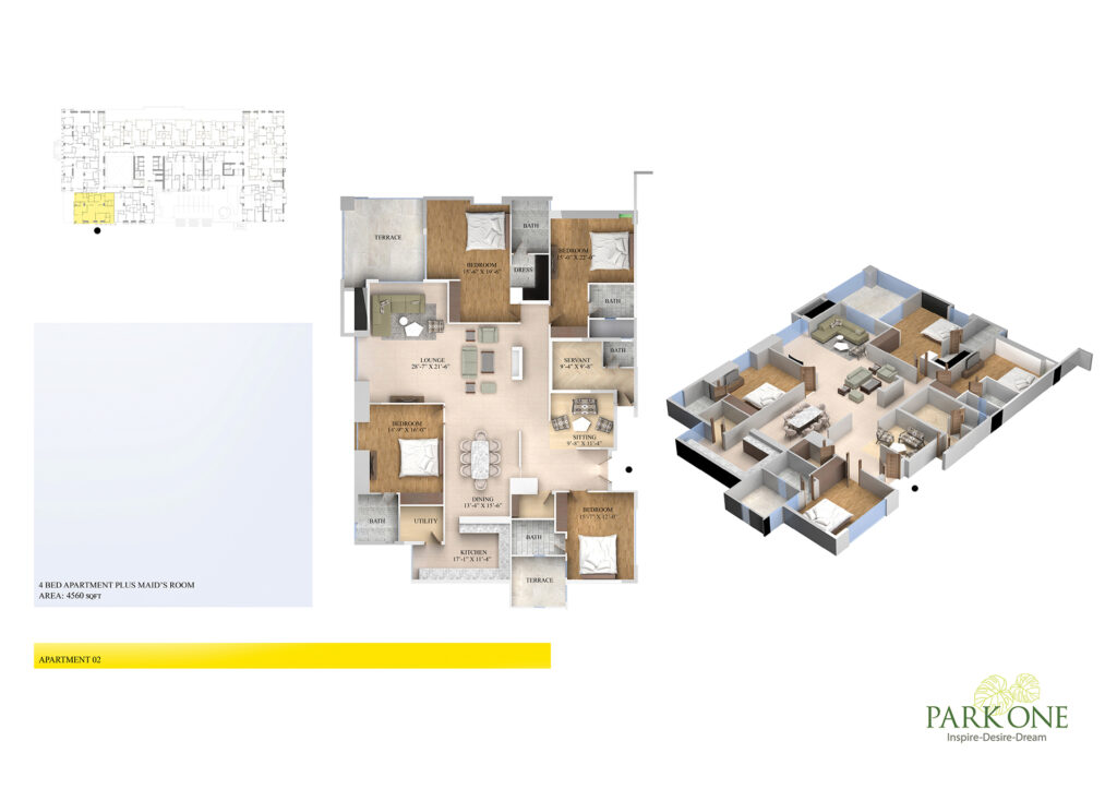 4 Bedroom Apartment